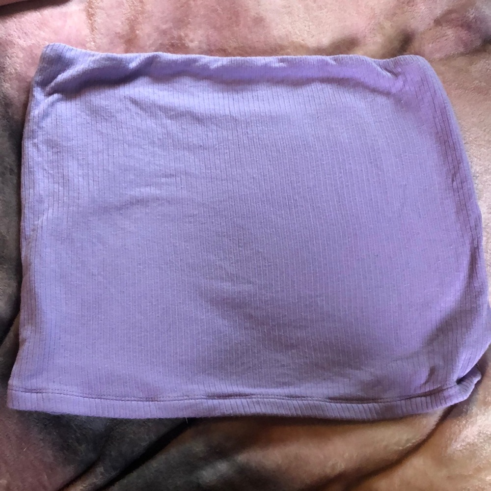 Purple tube top